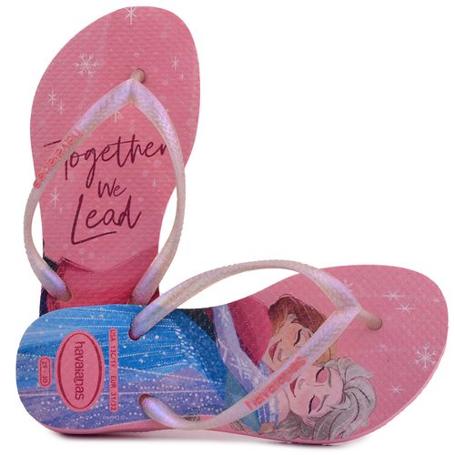 Chinelo Infantil Havaianas Feminino SLIM PRINCESAS