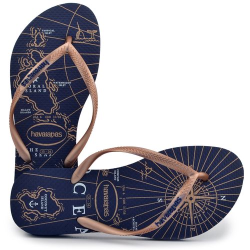 Chinelo Feminino Havaianas SLIM NAUTICAL
