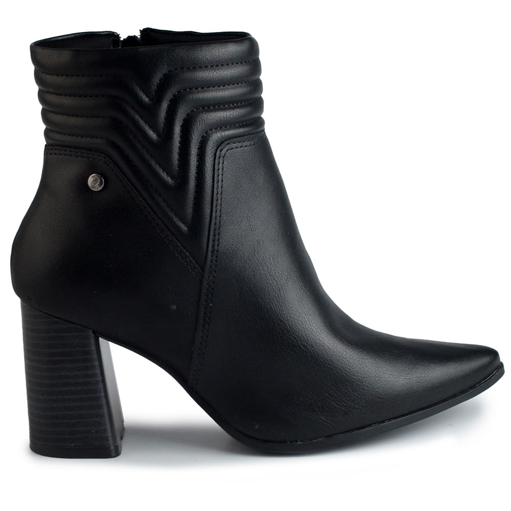 Bota Feminina Vizzano Over Salto Agulha Bico Fino 3049.241 Preto