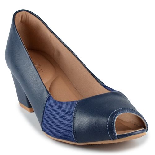 Sapato Usaflex Feminino Peep Toe Q6695