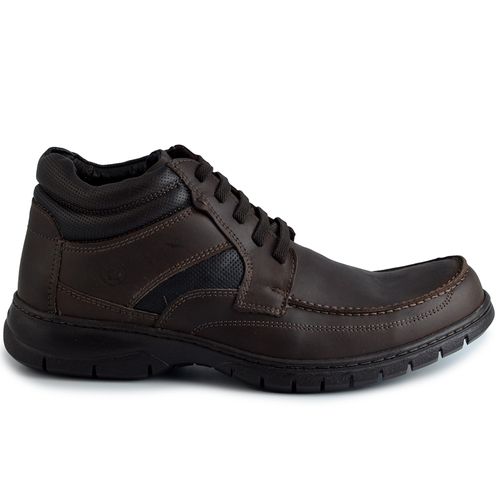 Coturno Masculino Anatomic Gel Couro 7976