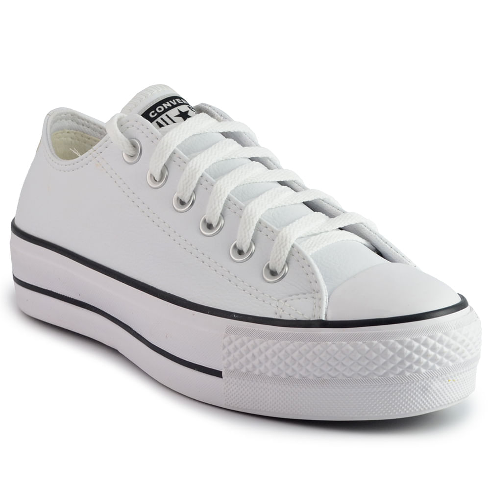 Tênis Casual All Star Feminino Branco Flatform CT09830001 - Foto 2