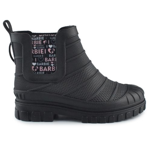 Kit Bota Galocha Infantil Grendene Feminina Barbie Love com Bag 22918