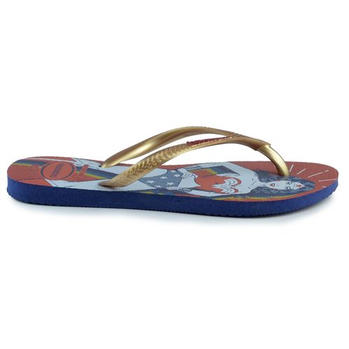 Chinelo Infantil/Juvenil Havaianas Feminino Mulher Maravilha SLIM HEROINAS