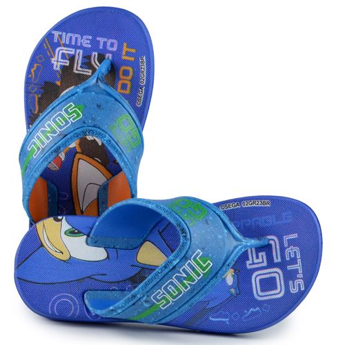 Chinelo Infantil Grendene Masculino Sonic Speed 142318