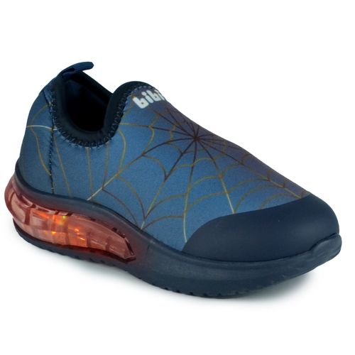 Tênis Infantil Bibi Masculino Space Wave 3.0 LED 119104
