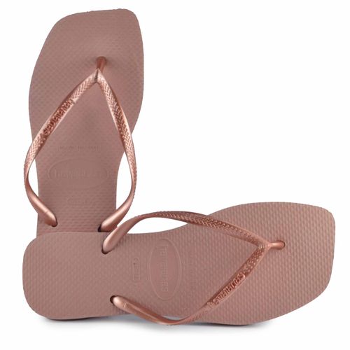 Chinelo Feminino Havaianas Metalizado SLIM SQUARE
