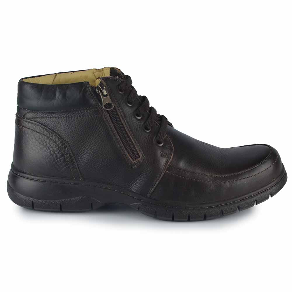 Coturno Masculino Anatomic Gel Couro 7981 - Foto 1