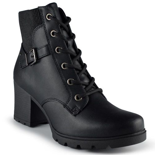 Coturno Salto Alto Bloco Feminino G9541