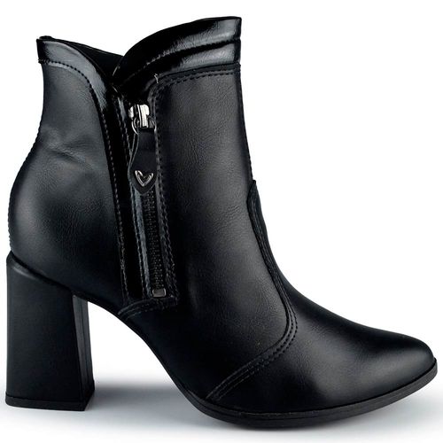 Bota Cano Médio Salto Alto Bloco Mississipi Feminina MA123