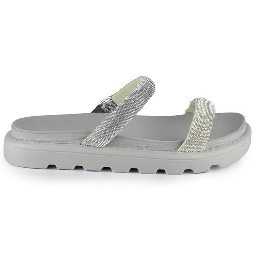 Sandália Papete Vizzano Feminina Strass - Brilho BK 6459.110 MADRI