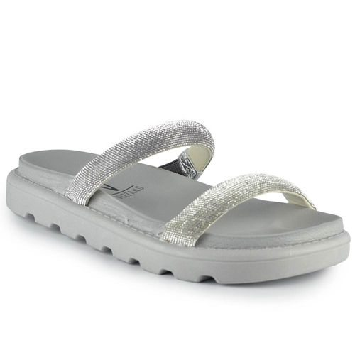 Sandália Papete Vizzano Feminina Strass - Brilho BK 6459.110 MADRI