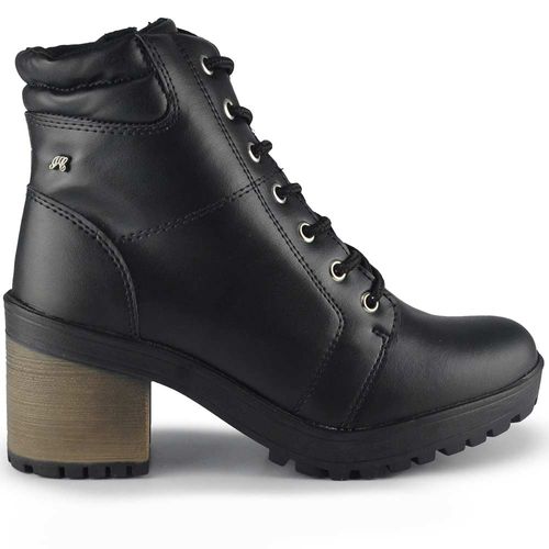 Coturno Lacolly Feminino Salto Alto Bloco 9732