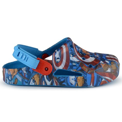 Babuche Infantil Grendene Masculino Marvel Print 23146