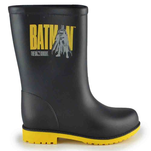 Kit Bota Galocha Infantil Grendene Masculina Batman com Capa 23056