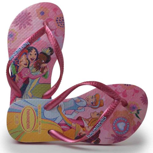 Chinelo Infantil Havaianas Feminino SLIM PRINCESS 24/25