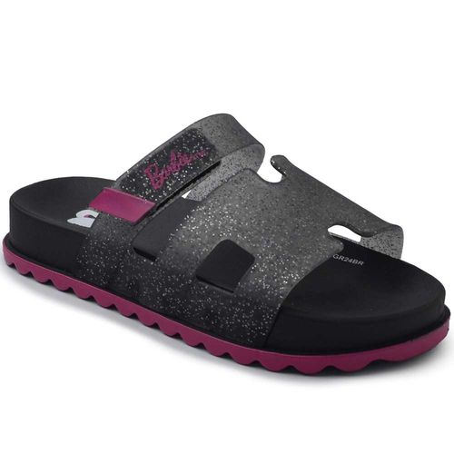 Chinelo Infantil Grendene Feminino Slide Barbie Glam 24 23200