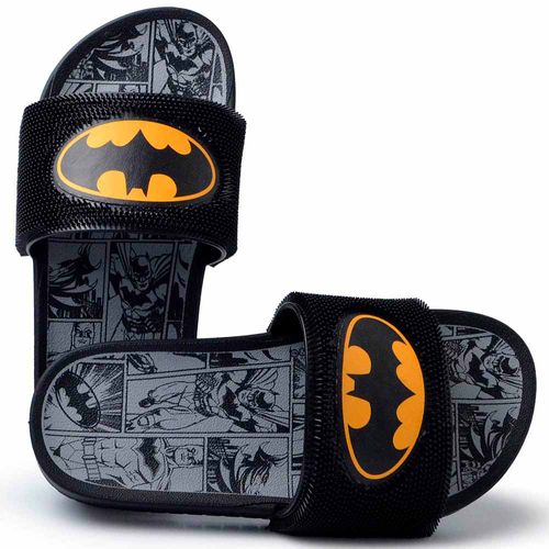 Chinelo Slide Infantil Grendene Masculino Batman 24 Darkness 23183