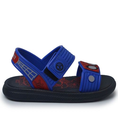 Kit Sandália Papete Infantil Grendene Masculino Spidey Friend com Mochila 23250