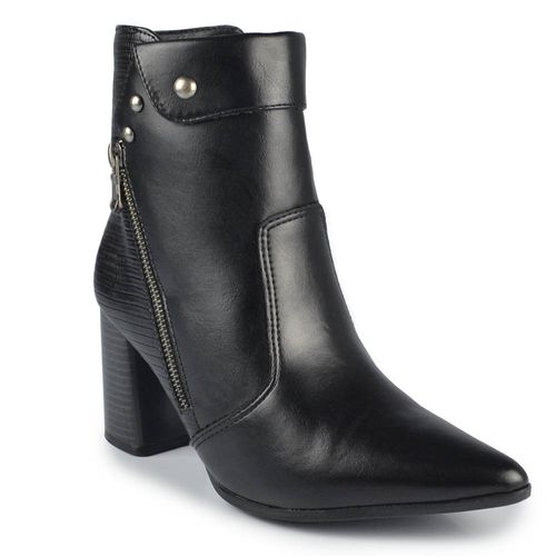 Bota Cano Curto Ramarim Feminina Salto Bloco 2558131