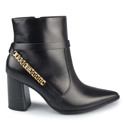 Bota Cano Curto Ramarim Feminino Slato Bloco 2568101