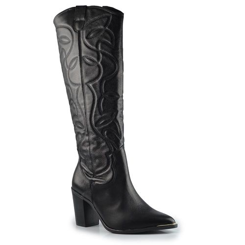 Bota Western Via Marte Feminina Cano Longo 079-002-01