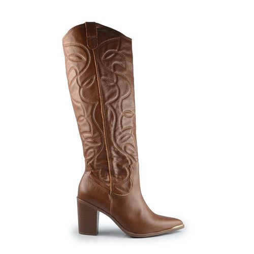 Bota Western Via Marte Feminina Cano Longo 079-002-01