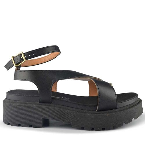 Sandália Flatform Vizzano Feminina Tratorada 6499.122