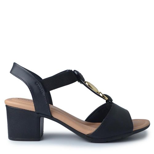 Sandália Comfortflex Salto Bloco Feminino 2557403
