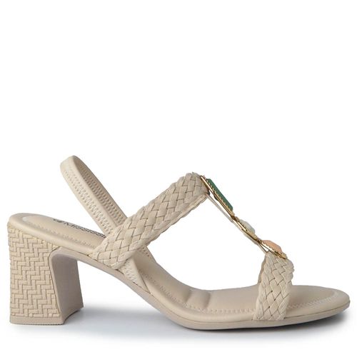 Sandália Mississipi de Salto Bloco Feminina JO482
