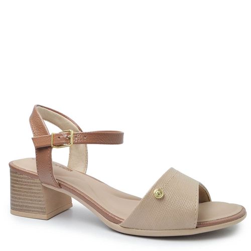Sandália Comfortflex Salto Bloco Feminina 2556405