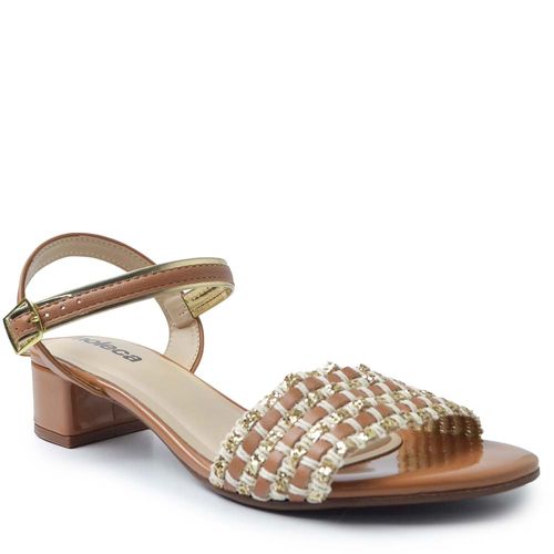 Sandália Moleca Salto Bloco Feminina 5259.882