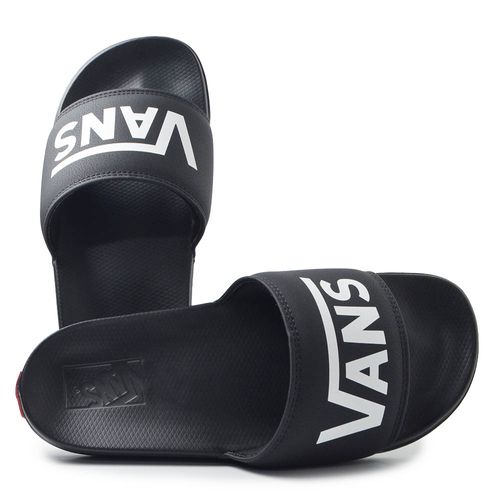 Chinelo VANS costa Masculino Preto e Branco Slide
